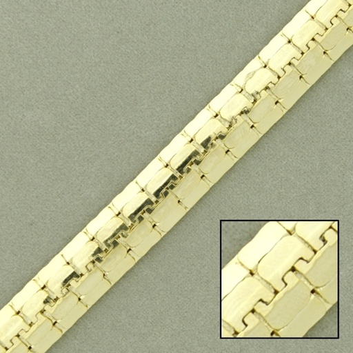 [521710000] Flat brass chain width 8,6mm