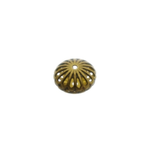 [121830000] Metal bead 8x5mm. Hole Ø 1mm