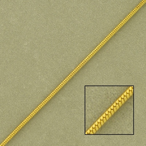 [527850000] Cadena de latón gusanillo ancho 1,4mm