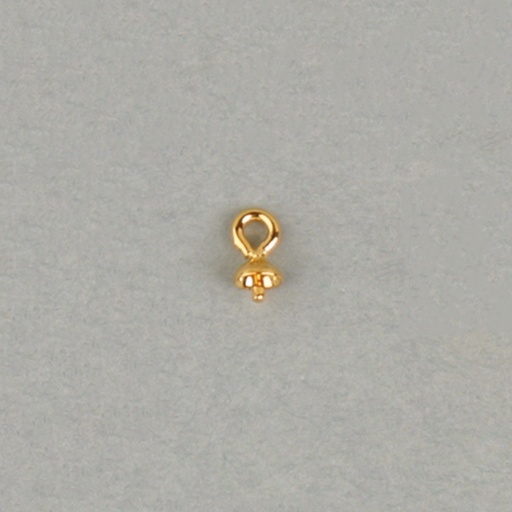 [112620300] Pendant Ø3mm cup, Ø1mm  splinter for round pearl Ø4 and 5mm.