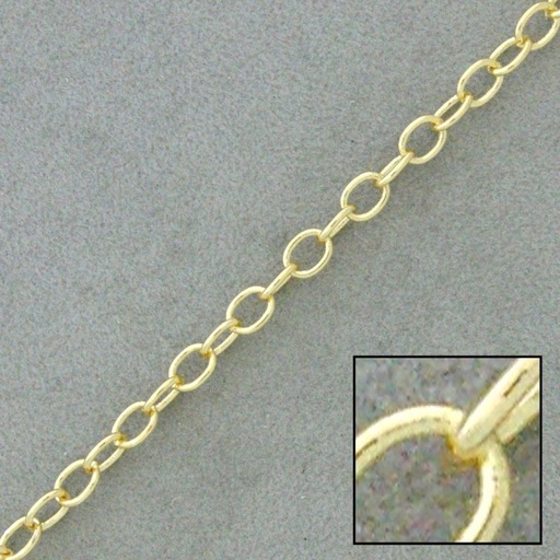 [522180000] Welder anchor brass chain width 4,3mm