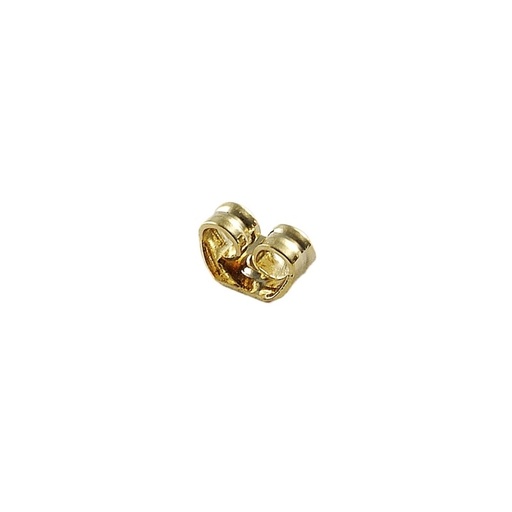 [110380000] Earring back 4,5x5mm. To Ø0,7mm and Ø0,9mm earring post.
