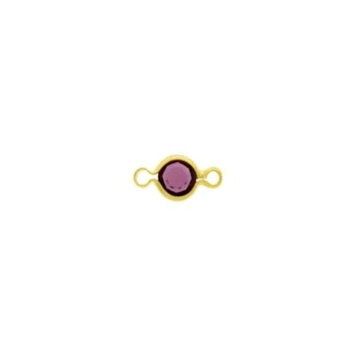 [123061000] Intercalaire strass Ø 6mm couleur améthyste
