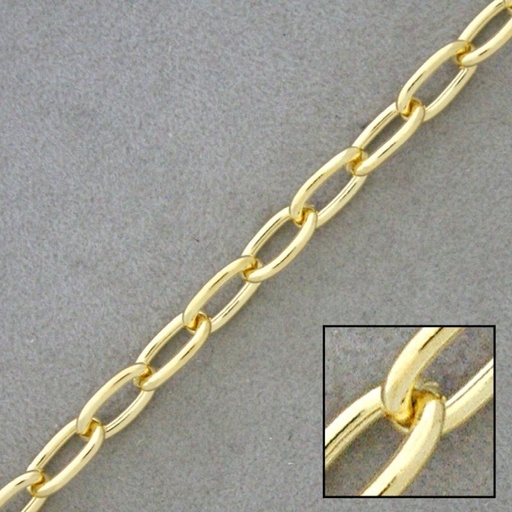 [525021500] Anchor brass chain width 6mm