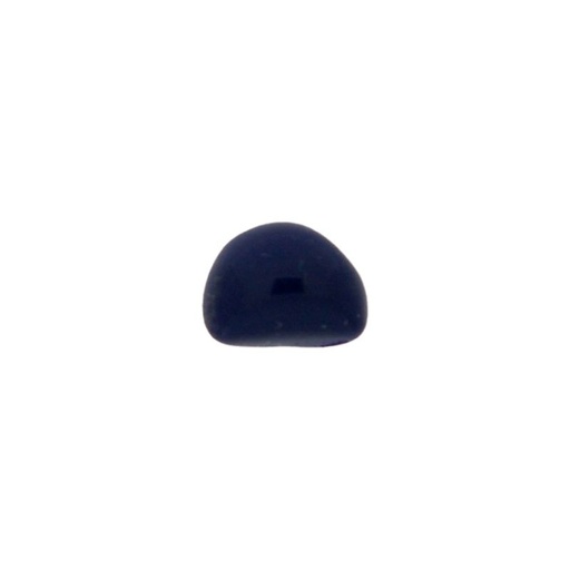[750670300] Pierre cabochon demi-lune 6x8mm base plate couleur lapsi-lazuli