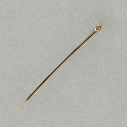 [110725000] Brass eyepin 50mm. Wire Ø 0,7mm