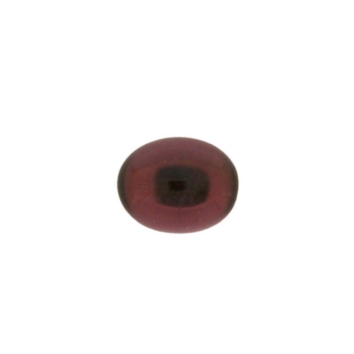 [750091000] Pierre cabochon oval 8x10mm base plate couleur améthyste
