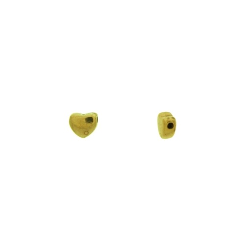 [112730000] Heart spacer 6x5,5mm. Hole Ø 1mm.