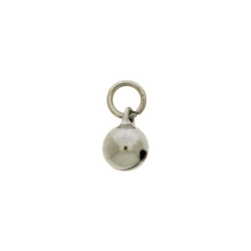 [119080898] Jingle bell Ø 8mm with round jump ring Ø7x wire Ø1,2mm assembled.