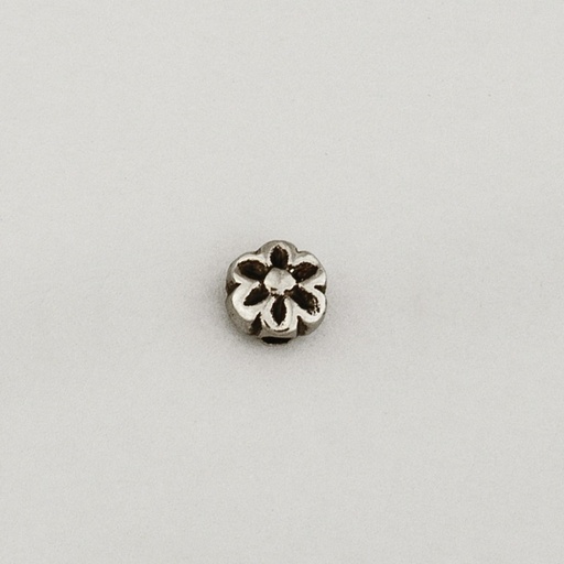 [117260000] Metal bead Ø 9mm. Hole Ø 2mm