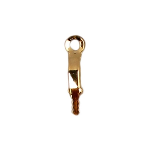 [635370000] Earclip with teeth base 20x6mm for creole earring