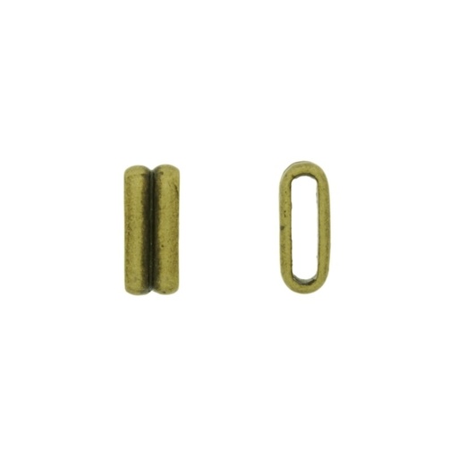 [120170000] Slider bead 6x15mm. Hole 2x10mm