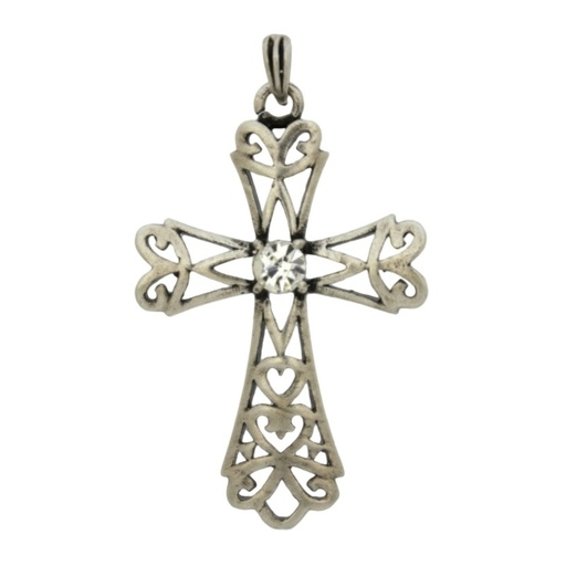 [123210000] Cross pendant 47x27mm with bail