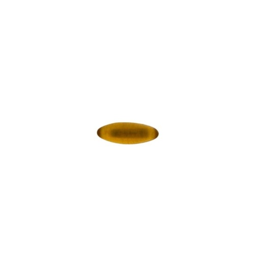 [750030400] Stone navette cabochon 3x8mm flat base topaz colour