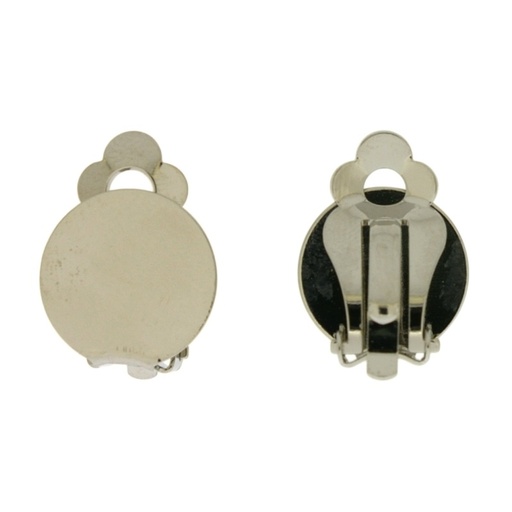 [635681500] Ø 15mm flat base ear clip
