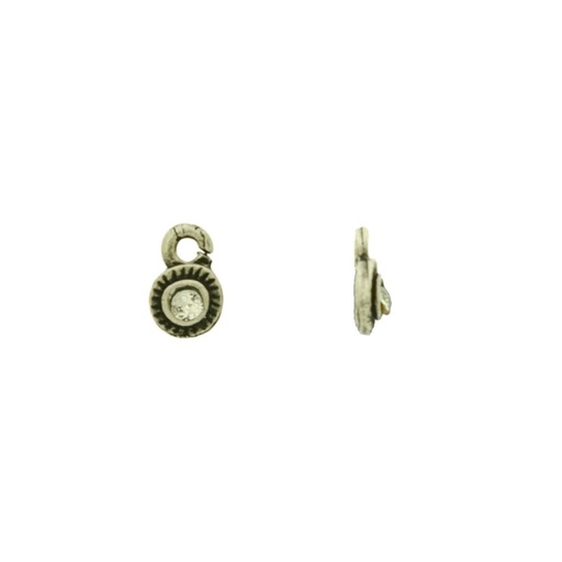 [120260600] Pendant 9x6mm with strass PP17