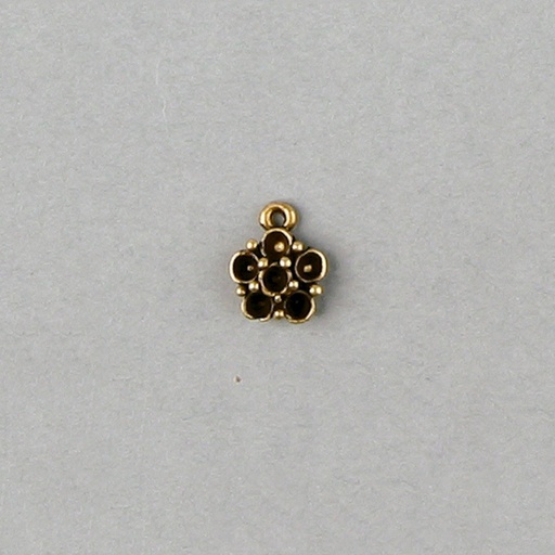 [116810000] Filigree finding Ø 10mm with 6 sockets to strass