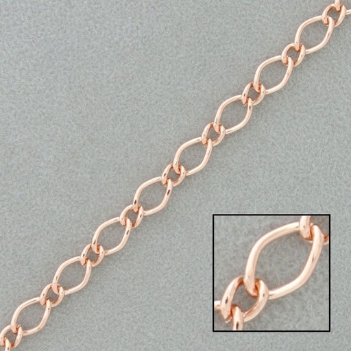 [511420000] Figaro steel chain width 4,8mm
