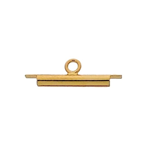 [120952000] End 15mm x 6mm for beads. Interior Ø2mm