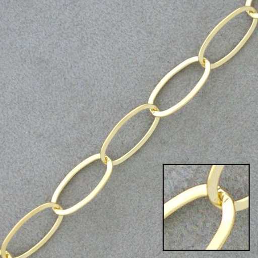 [529200000] Cadena de latón forzada ancho 8,6mm