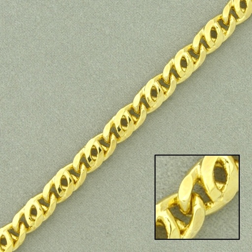 [526070000] Cadena de latón ojo de perdiz ancho 5mm