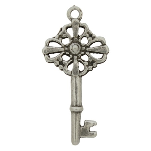 [129180000] Pendentif clef 40x19mm