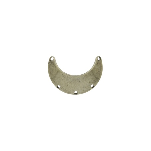 [919540000] Half moon stamped 3 holes 19x13mm