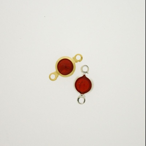 [750180700] Round strass diam. 6mm red colour. Length 13mm