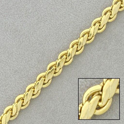 [527720000] Flat brass chain width 5,9mm