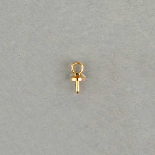 [112580000] Pendant Ø3mm disc for any size of 1 hole round pearls and tear pearls.