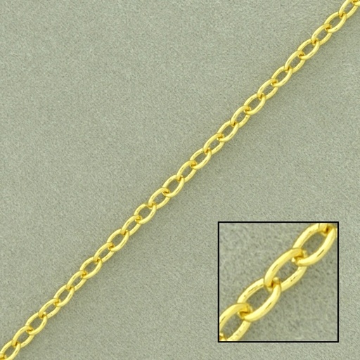 [524800000] Anchor brass chain width 2,8mm