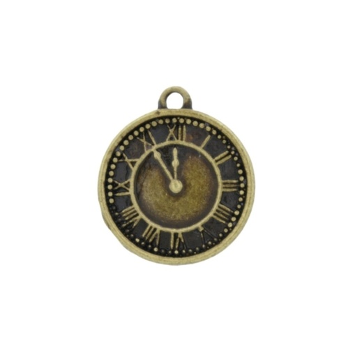 [129350000] Clock pendant 19x17mm