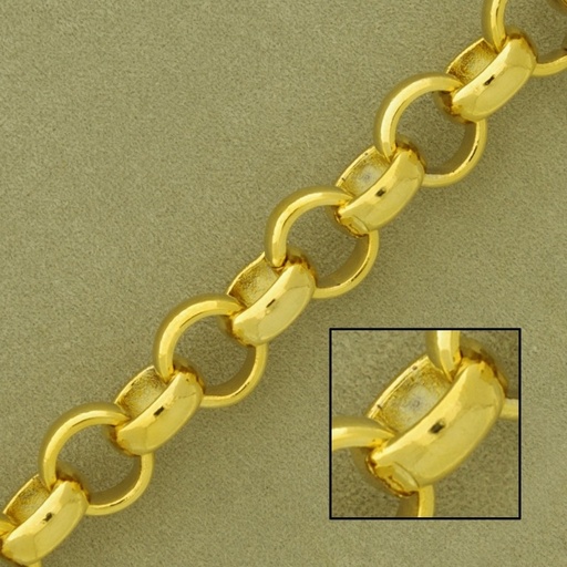 [526630000] Belcher brass chain width 10mm
