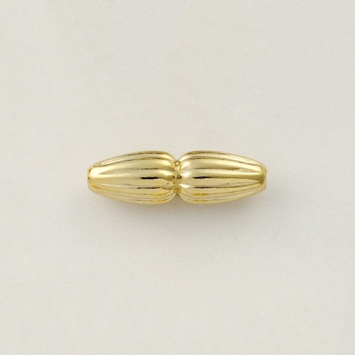 [117111500] Metal bead 4,5x15mm. Hole Ø 1mm