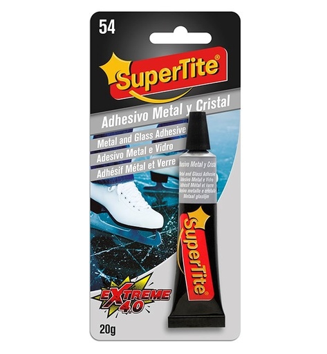 [760362000] Pegamento metal y cristal Supertite 20g