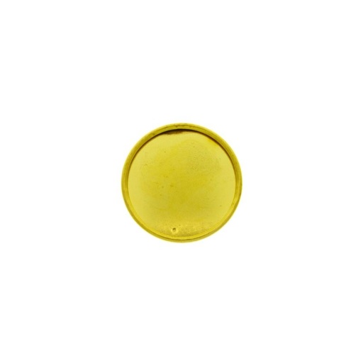[110362500] Base redonda exterior Ø29mm, interior Ø25mm para piedra Ø25mm