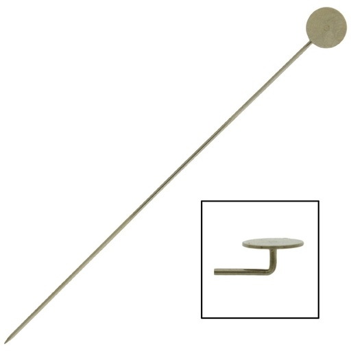 [110871000] Scarf pin 10mm x diam.1mm with disc diam.9mm