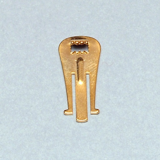 [636780000] Toothed earclip 25x10mm 