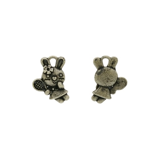 [120640000] Rabbit with racket 16x12mm
