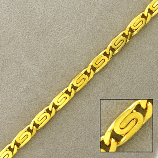 [520269900] Snail brass chain width 5mm