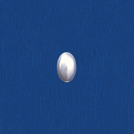 [435060600] Perla ovalada base plana 4x6mm