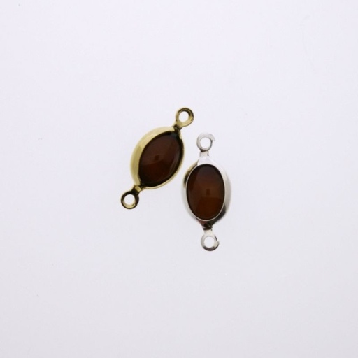 [750211200] Oval strass 6x8mm shell colour. Length 16mm