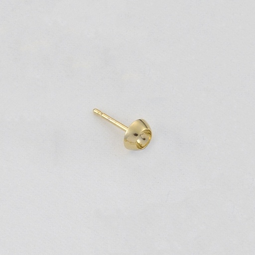 [113350600] Clou d'oreille rond Ø6mm pour strass PP31