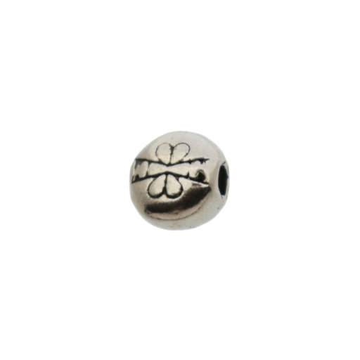 [110430000] Metal bead Ø 12mm. Hole Ø 3mm