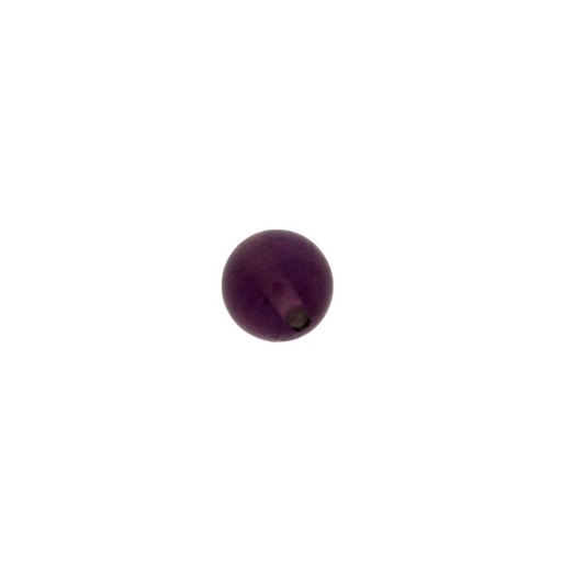 [445081000] Amethyst colour glass ball Ø8mm. With two holes.