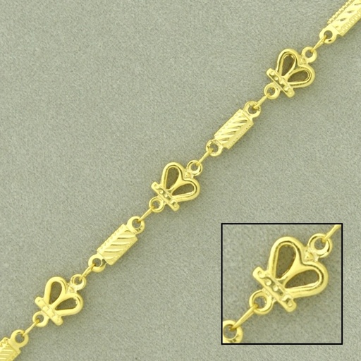 [528500000] Cadena de latón ancho 6mm