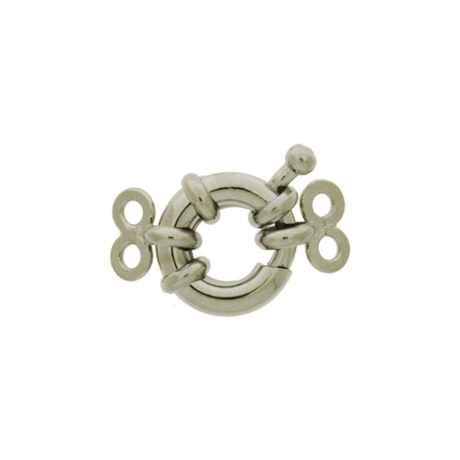 [228221000] Spring ring clasp Ø 10mm + 2 ends with 2 strands
