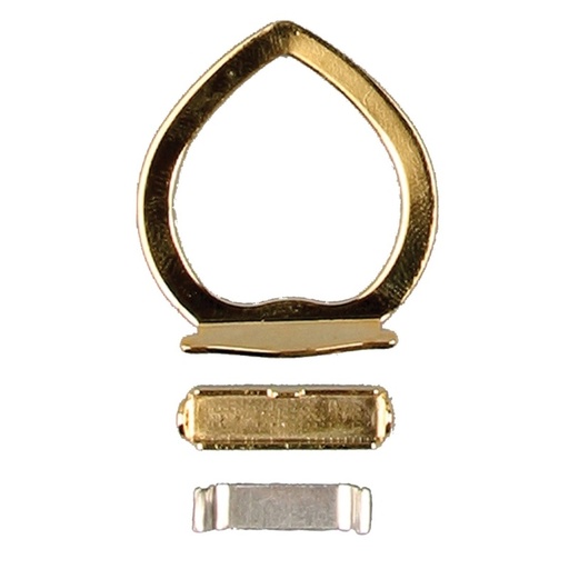 [635450000] Scarf clip. Main part 27x31mm