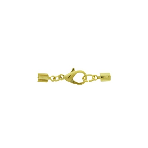 [915960000] Set lobster clasp 12mm + 2 crimp ends to Ø 2mm wire