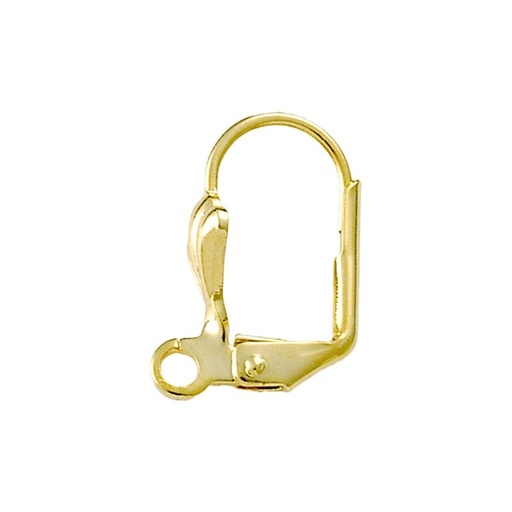 [635700000] Earclip 16x12mm with open jump ring